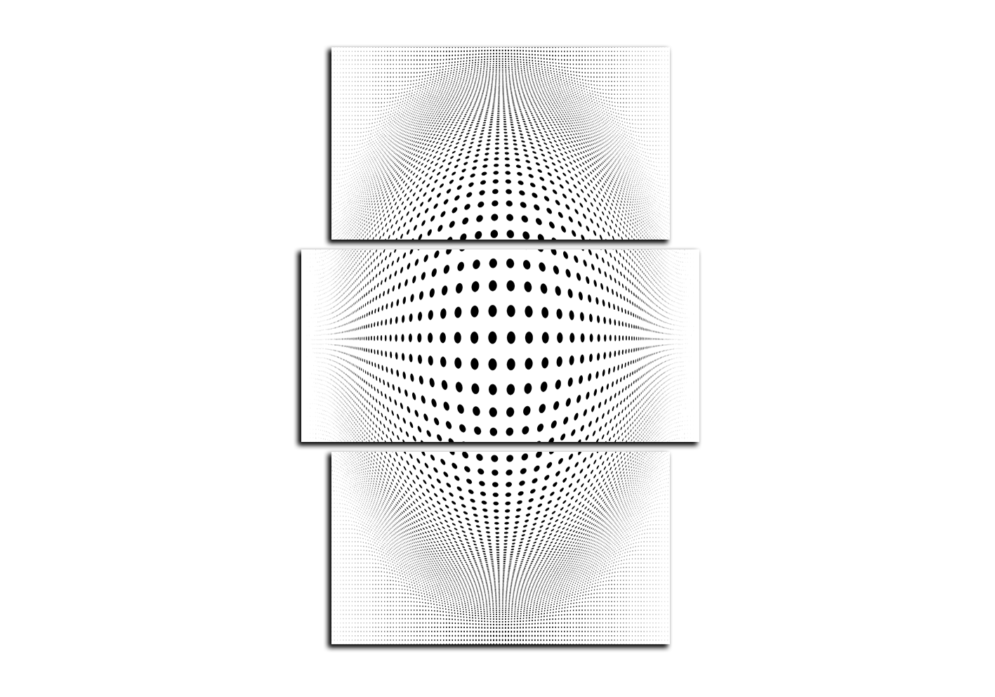 Obraz na plátně - Abstraktní geometrická sfera - obdélník Obraz na plátně - Abstraktní geometrická sfera - obdélník